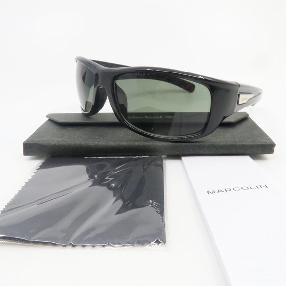 TIMBERLAND TB7127 01N 63mm Black/Green Lenses Wrap New Sunglasses. - Picture 2 of 13